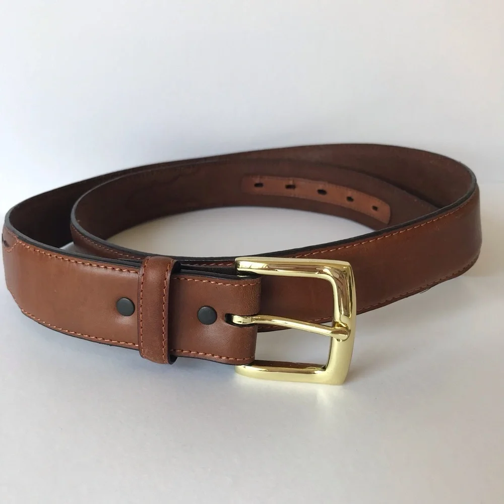 3D Belt Company Brown Leather Belt